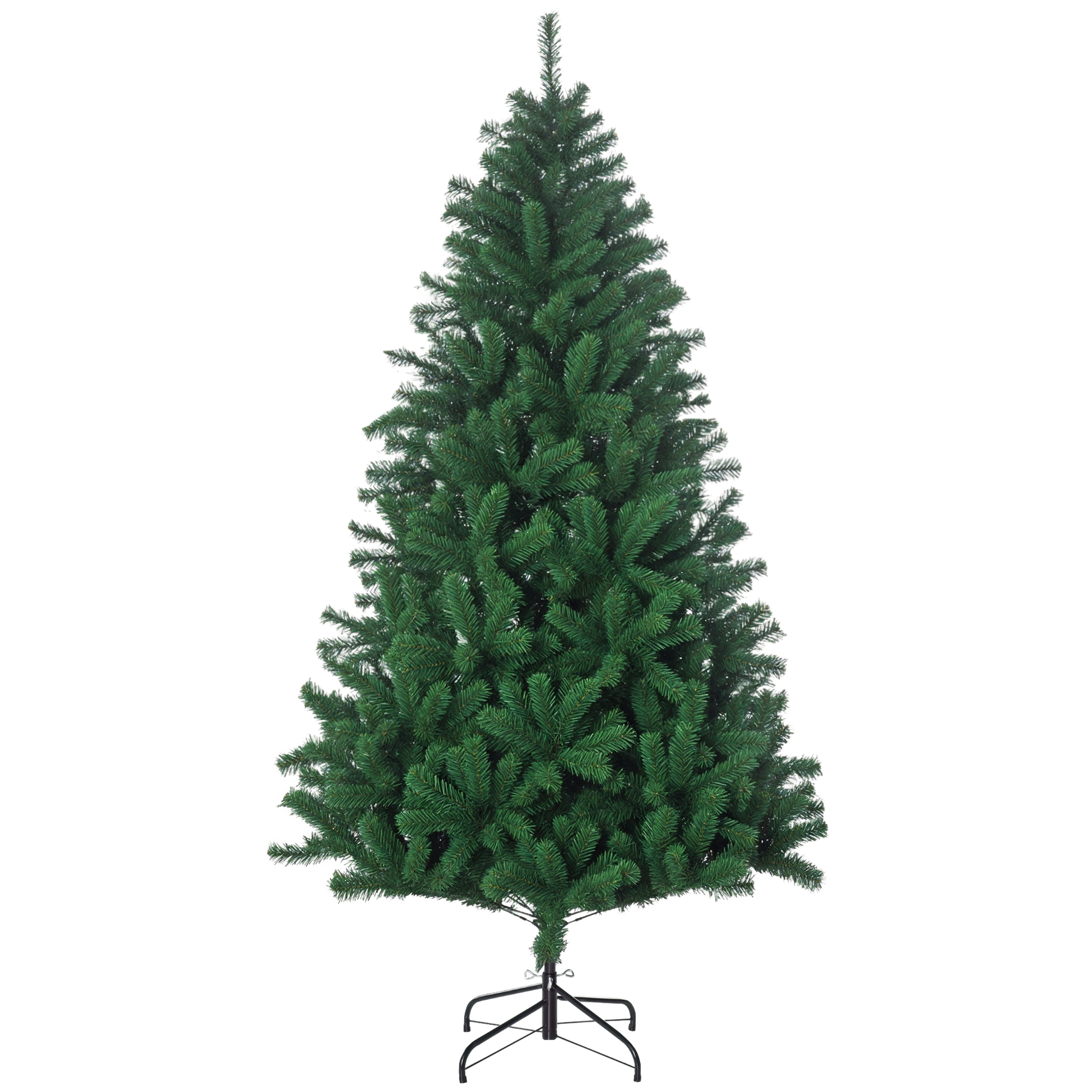Weihnachtsbaum 180 cm künstlich Tannenbaum mit 1000 Spitzen Christbaum Weihnachtsdeko inkl, Metallständer für drinnen