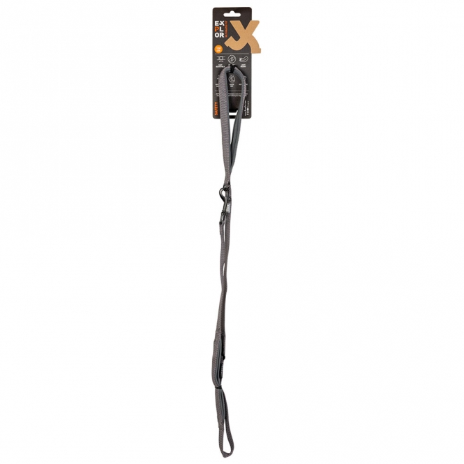 Duvoplus EXPLOR Ultimate Fit On-The-Road-Leine Safety - Silver Reflective - 130cm - 25mm