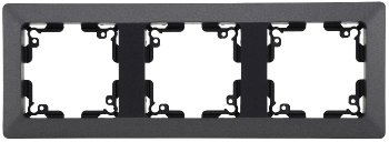 MILOS 3-fach Rahmen, Anthrazit