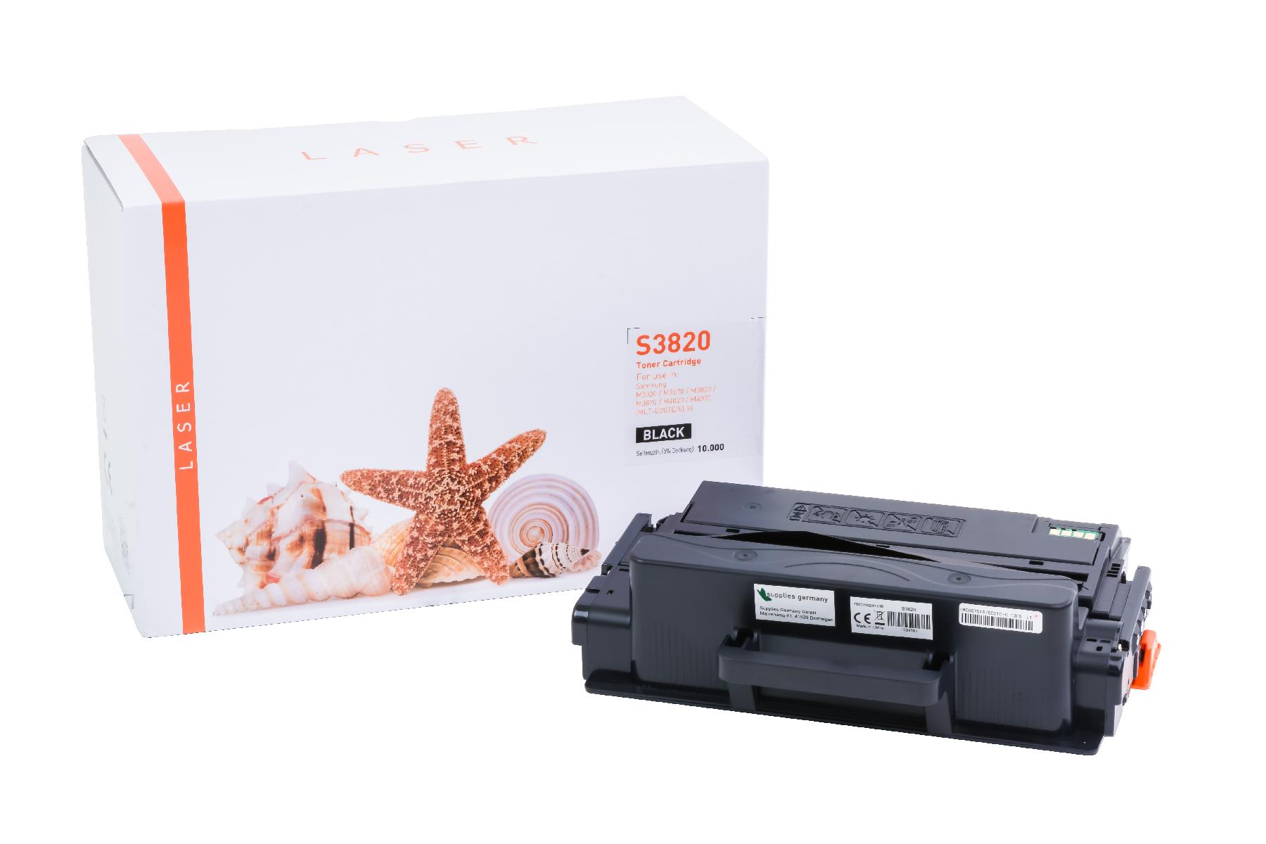 M3820 alternativ Toner schwarz für Samsung  / MLTD203E/SU888A/ELS / 10.000 Seiten