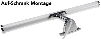 LED Spiegelleuchte "Banheiro 6A", 230V, 6W, 780lm, 40cm, 2900K warmweiß