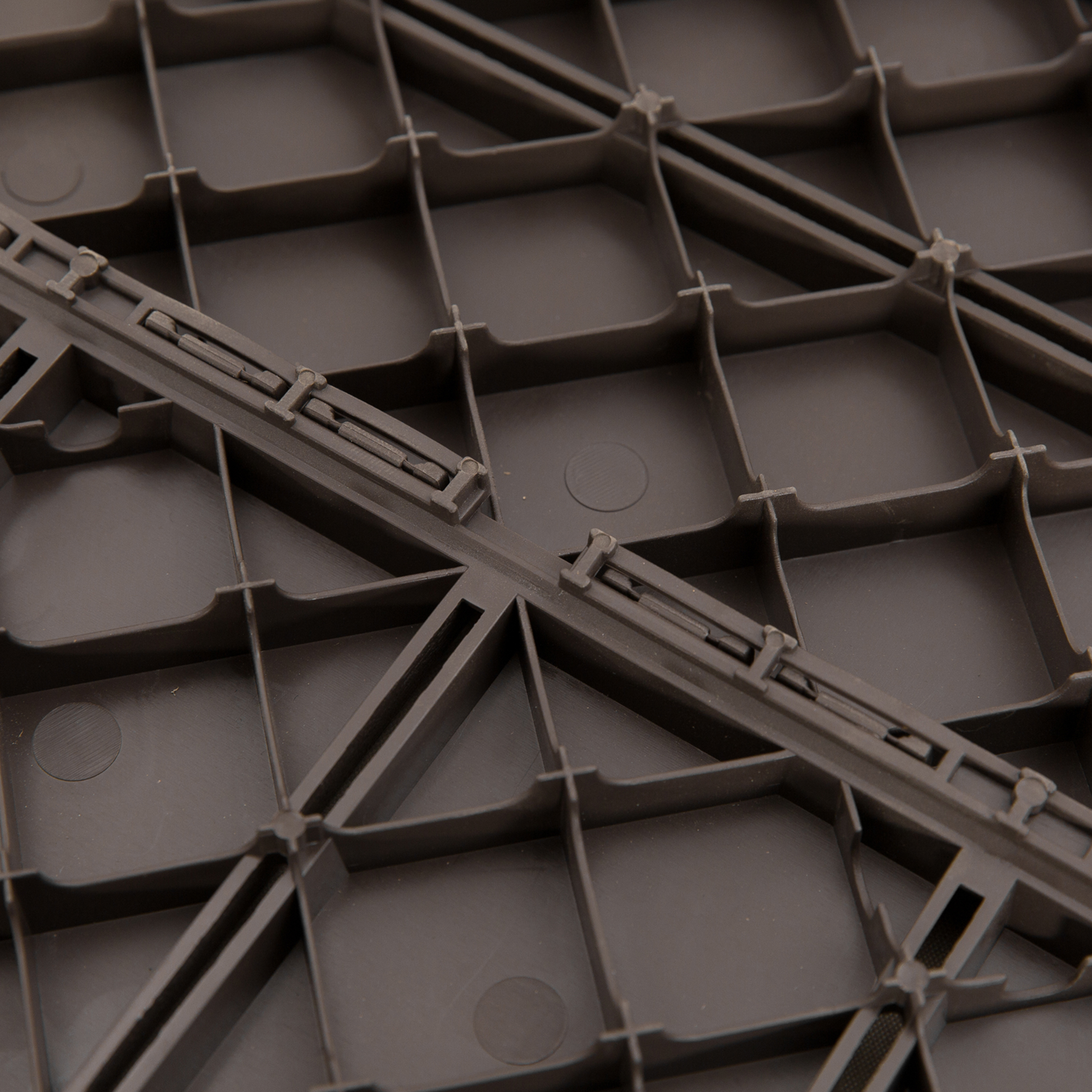 Terrassenfliesen 30 x 30 cm 9 Stück 0,81? Klickfliesen Balkonfliesen mit Klicksystem Drainagefunktion Bodenbelag Fliese für Terrasse Balkon Braun