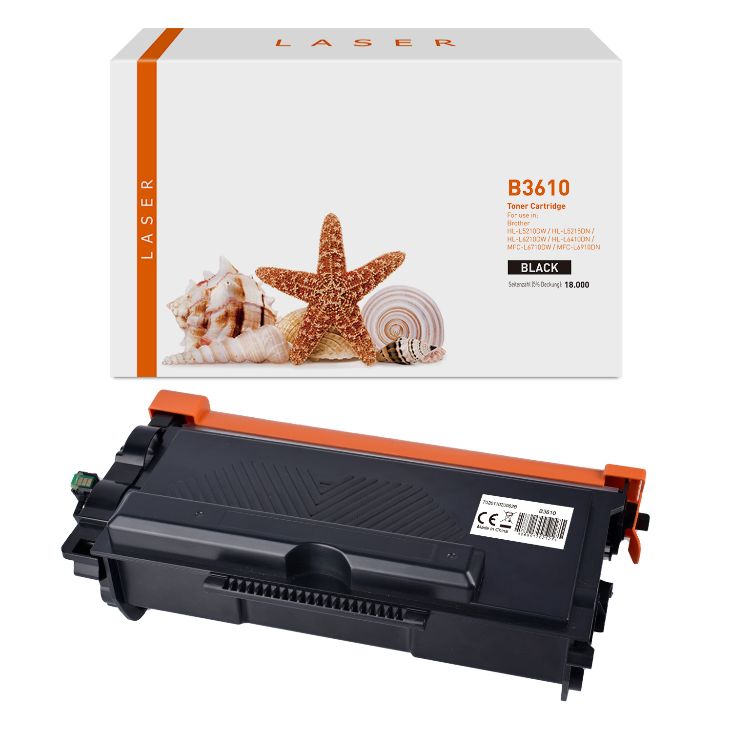 TN3610 alternativ Toner schwarz für Brother / TN3610 / 18.000 Seiten