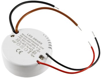 LED-Trafo "CT-12E-V2R", 0,5-12W rund, Ein 220-240V, Aus 12V= Konstantspannung LED-Trafo "CT-12E-V2R", 0,5-12W rund, Ein 220-240V, Aus 12V= Konstantspannung