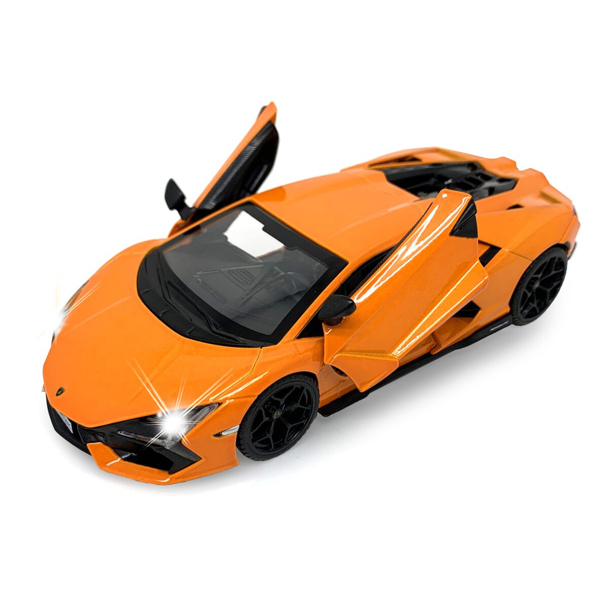 Lamborghini Revuelto Diecast 1:32 orange inkl. Knopfzellen Lamborghini Revuelto Diecast 1:32 orange inkl. Knopfzellen