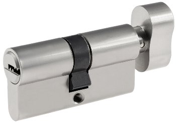 Schließzylinder 60mm (30+30mm) mit Knauf, Profil-Zylinder, 5 Sicherheits-Schlüssel