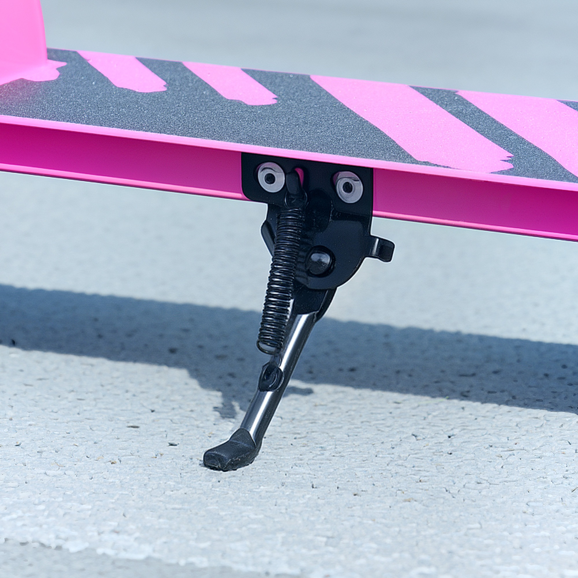 Kinderroller, Doppelte Bremsen, Metallrahmen, Fußstütze, faltbar, 3-8 Jahre, Rosa