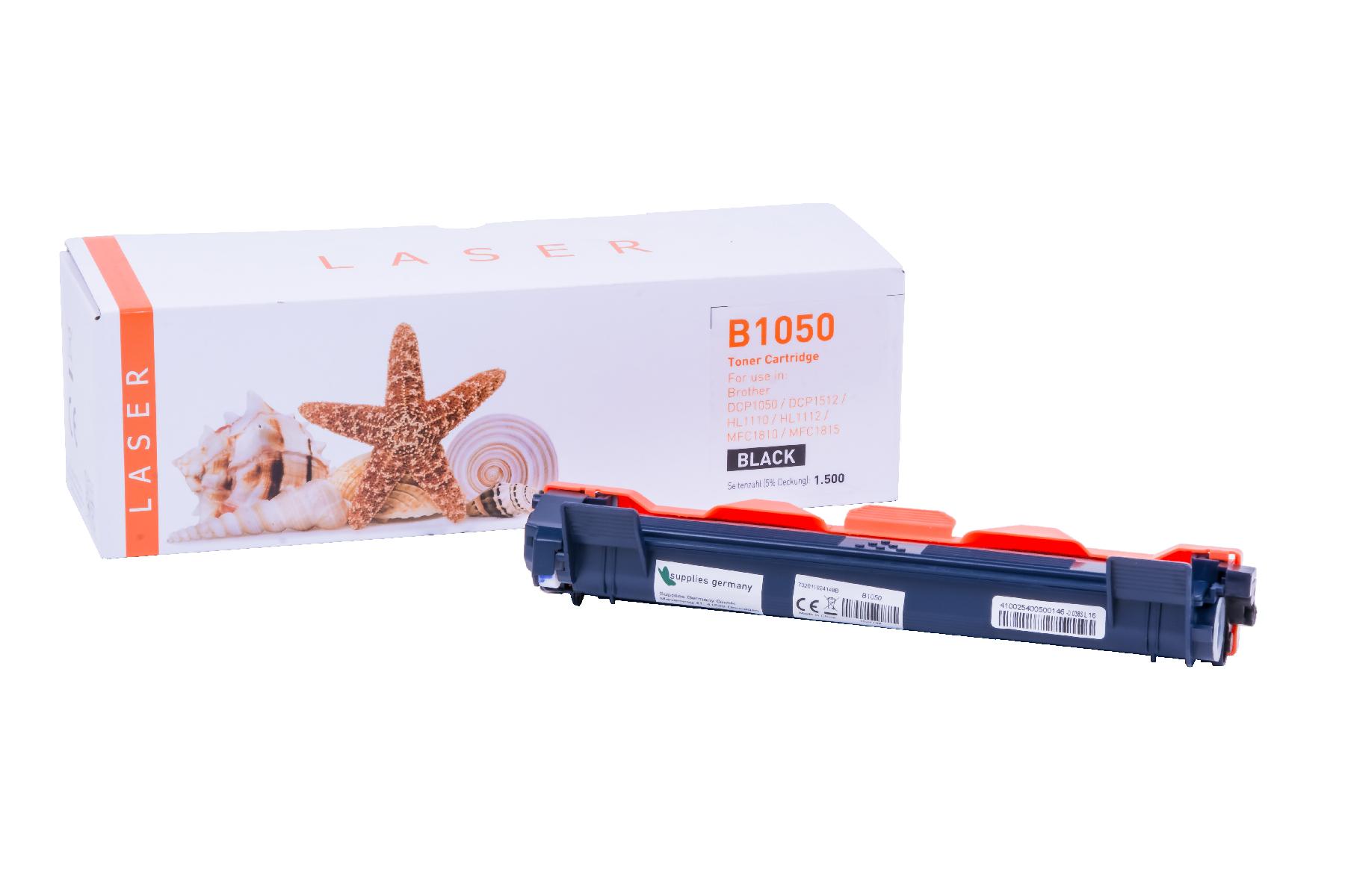 TN1050 alternativ Toner schwarz für Brother  / TN1050 / 1.000 Seiten