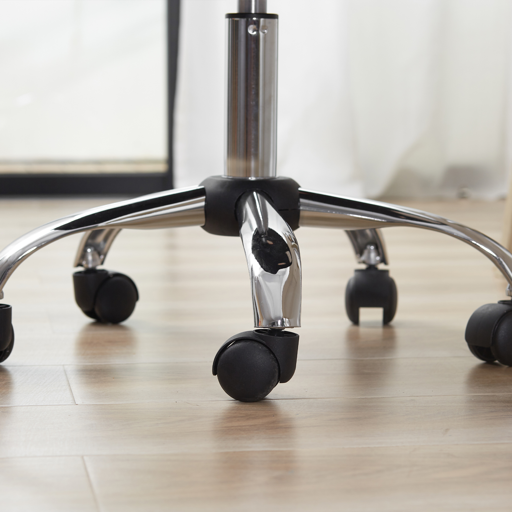 Bürostuhl Schreibtischstuhl, höhenverstellbar, Mesh, 43 cm x 58 cm x 100 cm, Schwarz