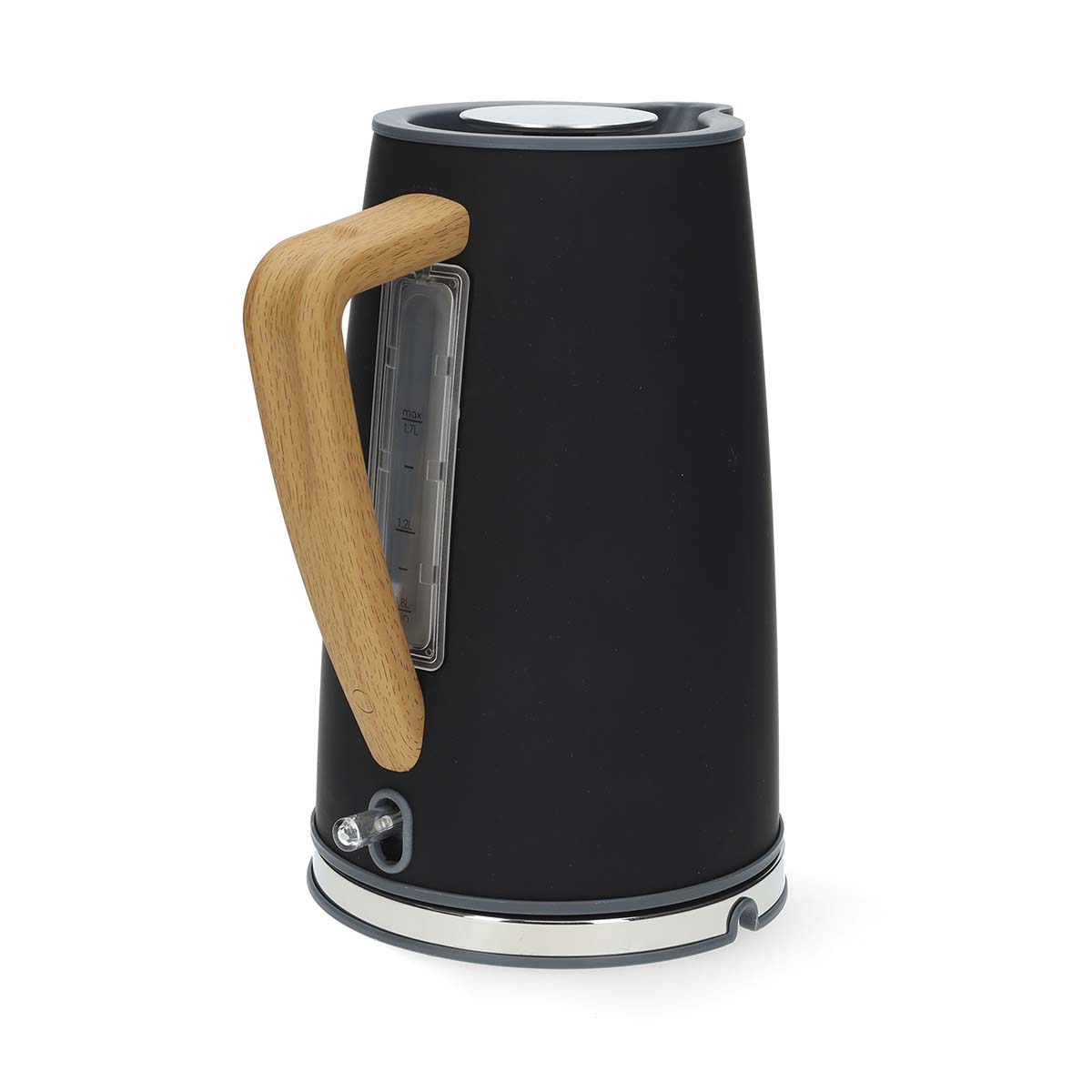 Wasserkocher | 1.7 l | Soft-Touch | schwarz | Um 360 Grad drehbar | Verdecktes Heizelement | Strix Controller | Boil-dry protection