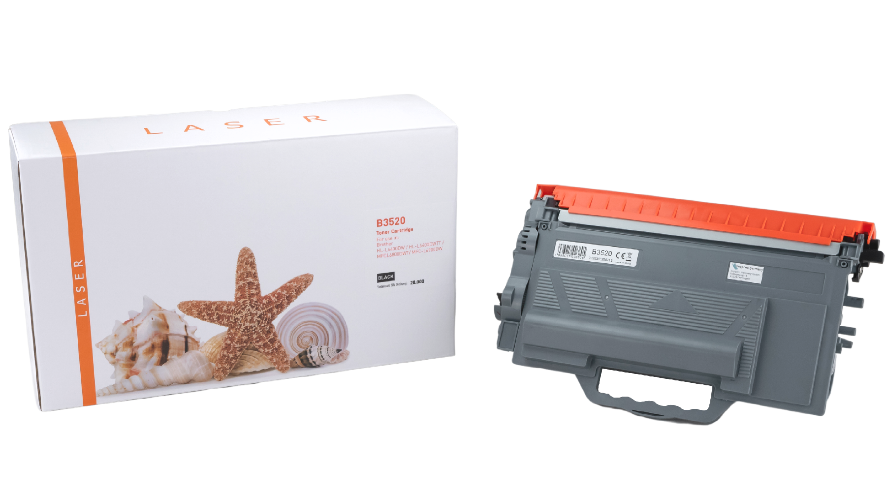 TN3520 alternativ Toner black für Brother  / TN3520 / 20.000 Seiten