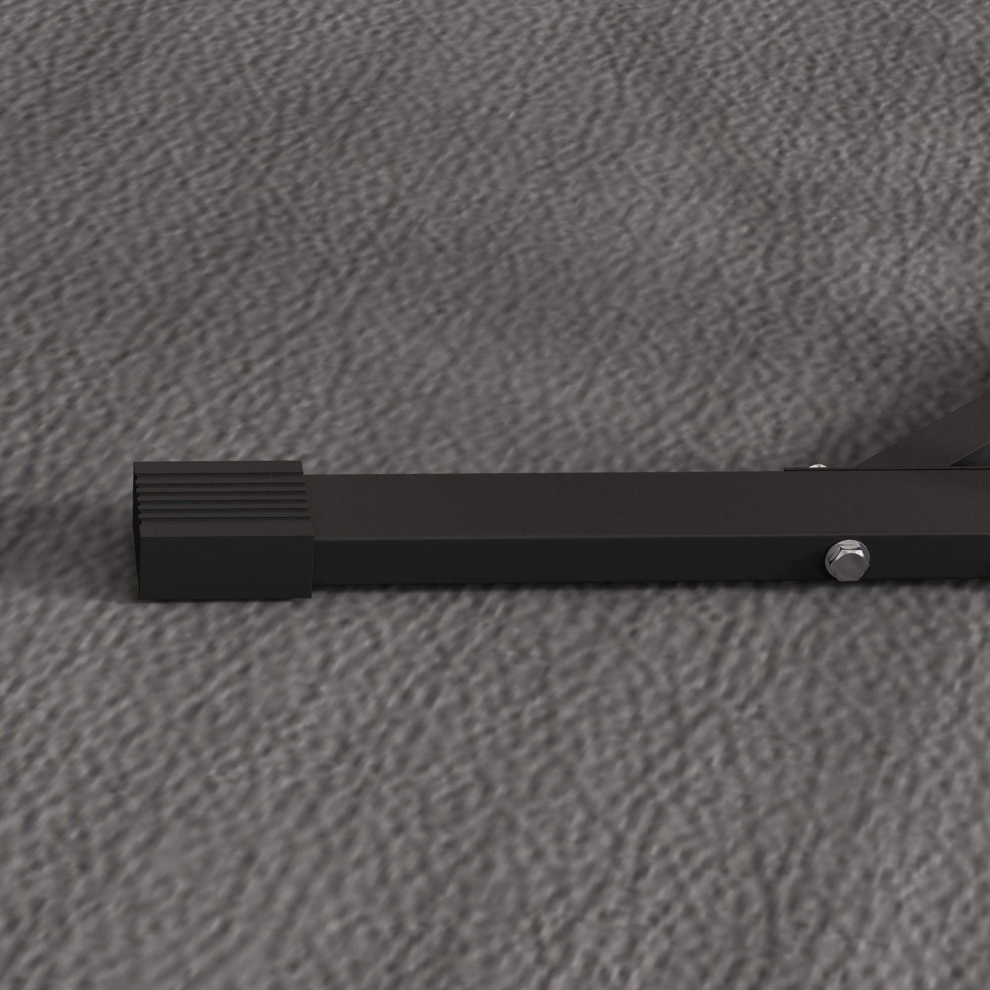 Boxsackständer, höhenverstellbar, mit Speedball, Metallrahmen, 160L x 145B x 175-220H cm, Schwarz