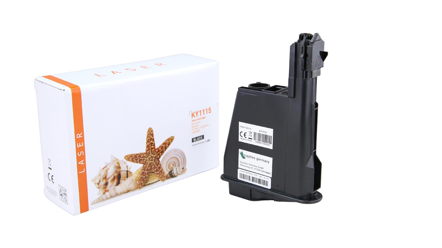 TK1115 alternativ Toner schwarz für Kyocera  / TK1115 / 1.600 Seiten