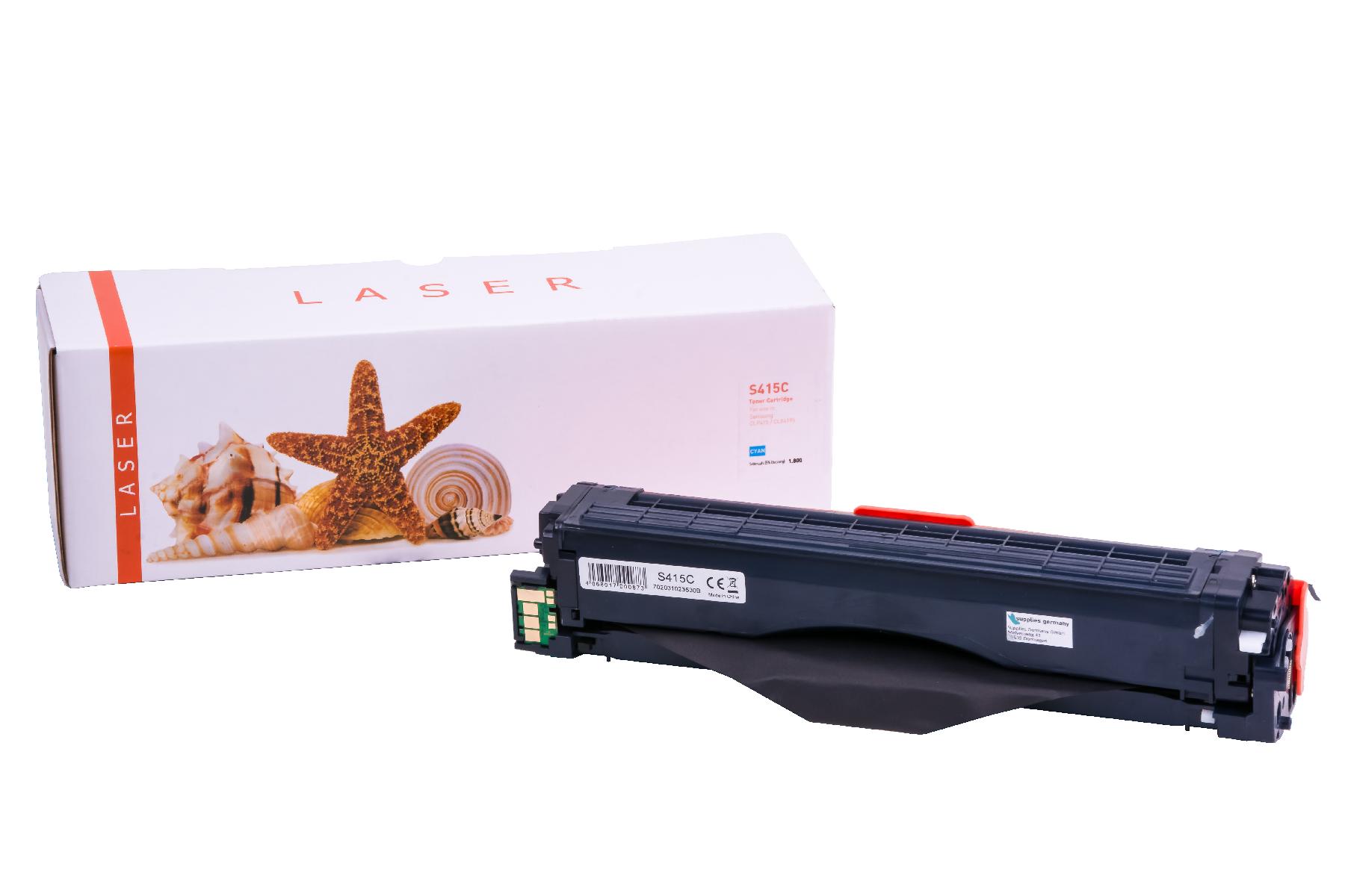 CLP415C alternativ Toner Cyan für Samsung  / CLTC504S/ELS / 1.800 Seiten