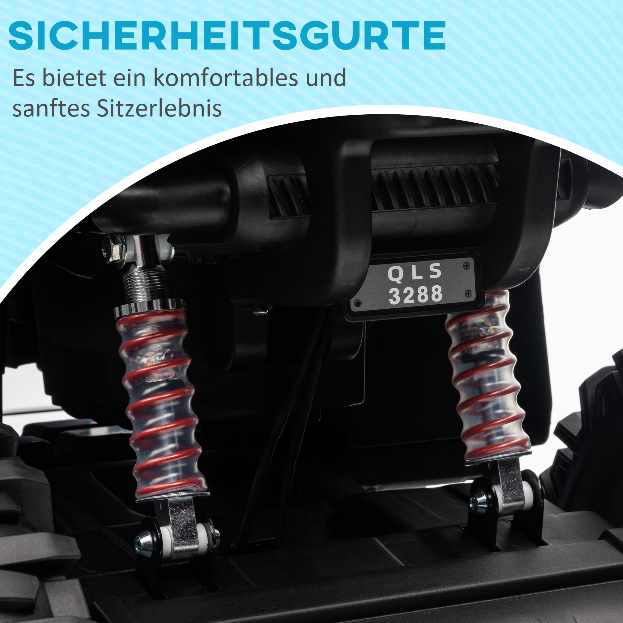 Kinderquad, Licht & Musikanschluss, 3-8 km/h, für 3-5 Jahre, Grün