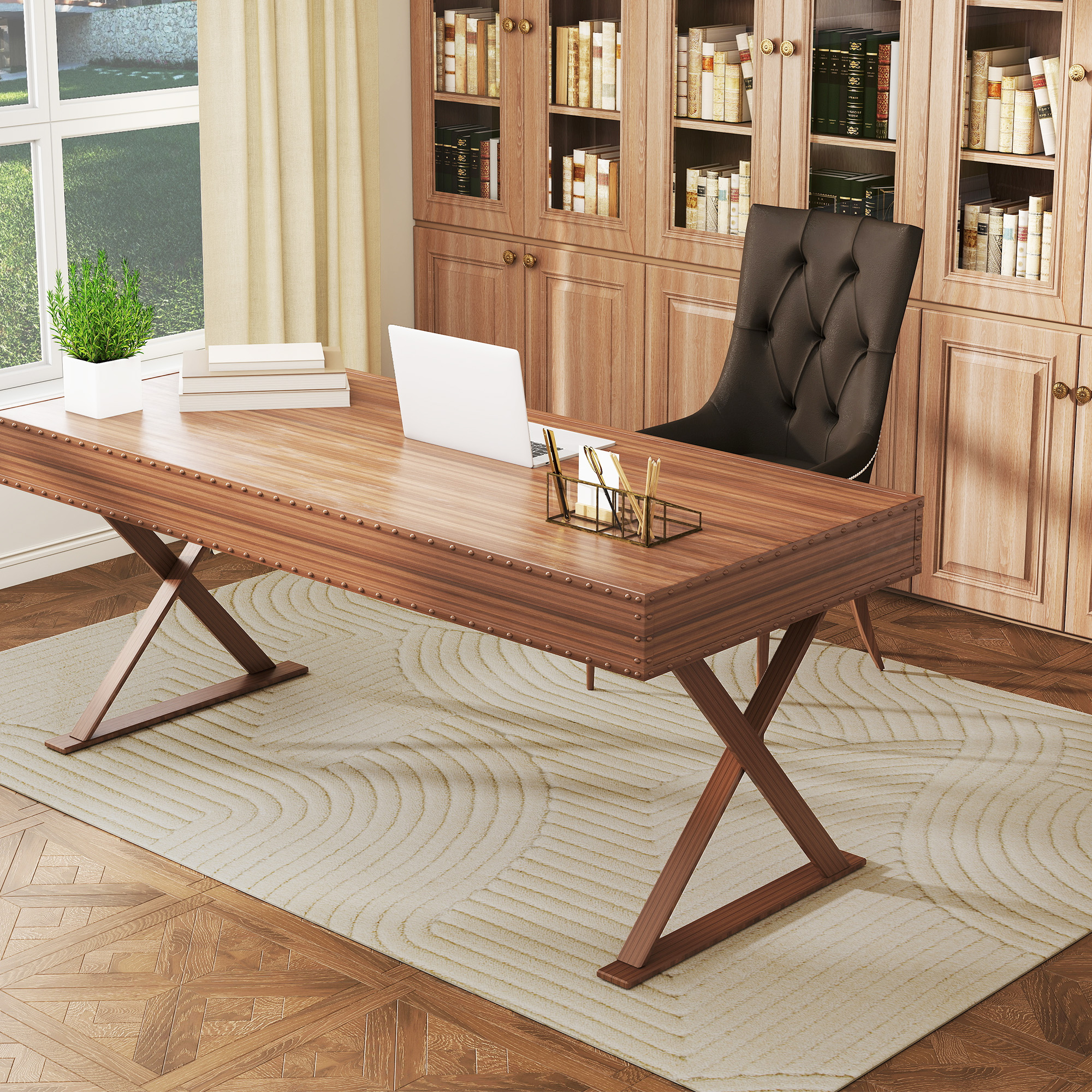 Maschinengewebter Teppich, 15 mm hoch, vielseitig einsetzbar, rutschfest, Cremeweiß