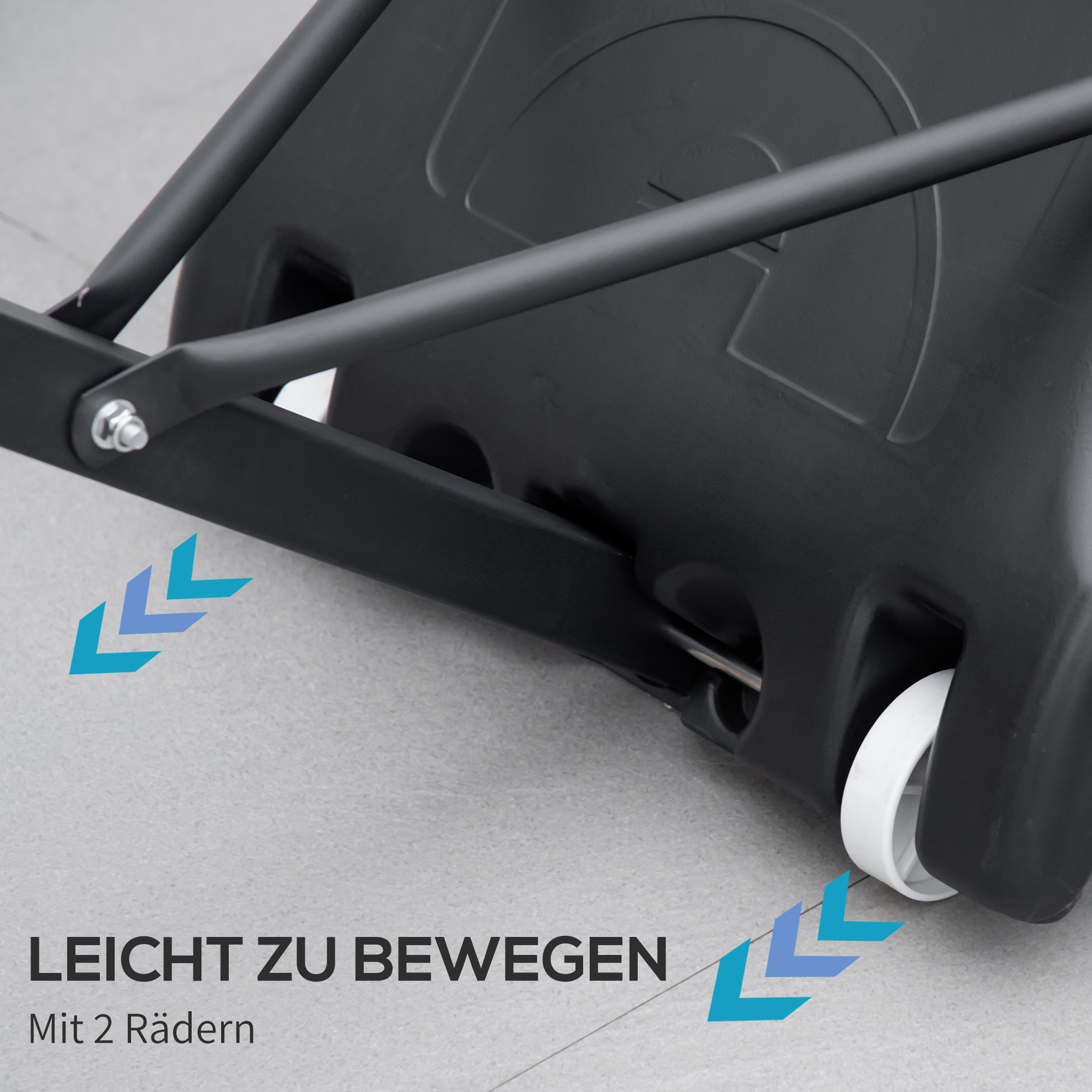 Basketballkorb, höhenverstellbar, befüllbarer Standfuß, hochstabil, schwarz, 131 x 49 x 195-250 cm