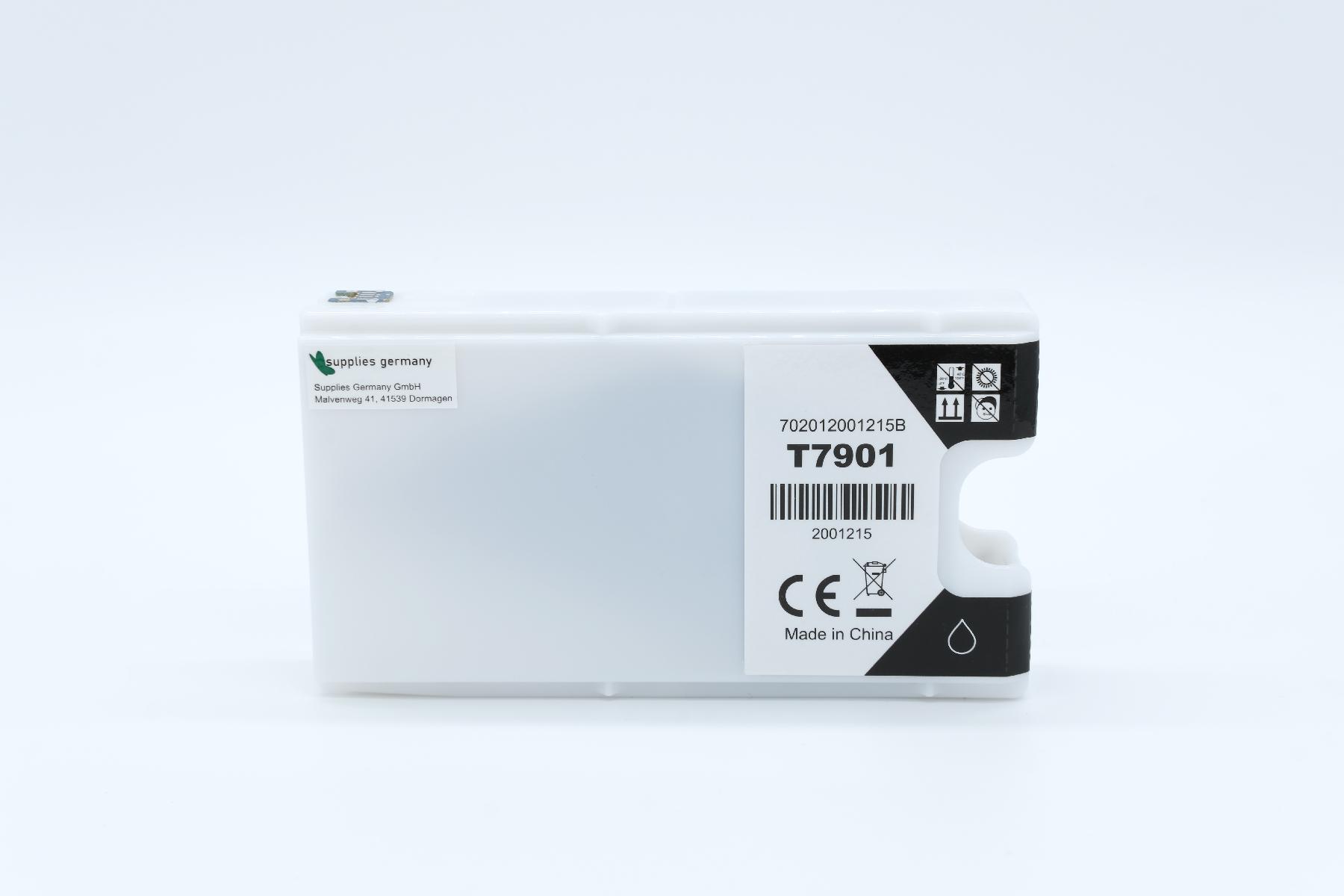 T7901 alternativ Tinte schwarz für Epson  / C13T79014010 / 50ml