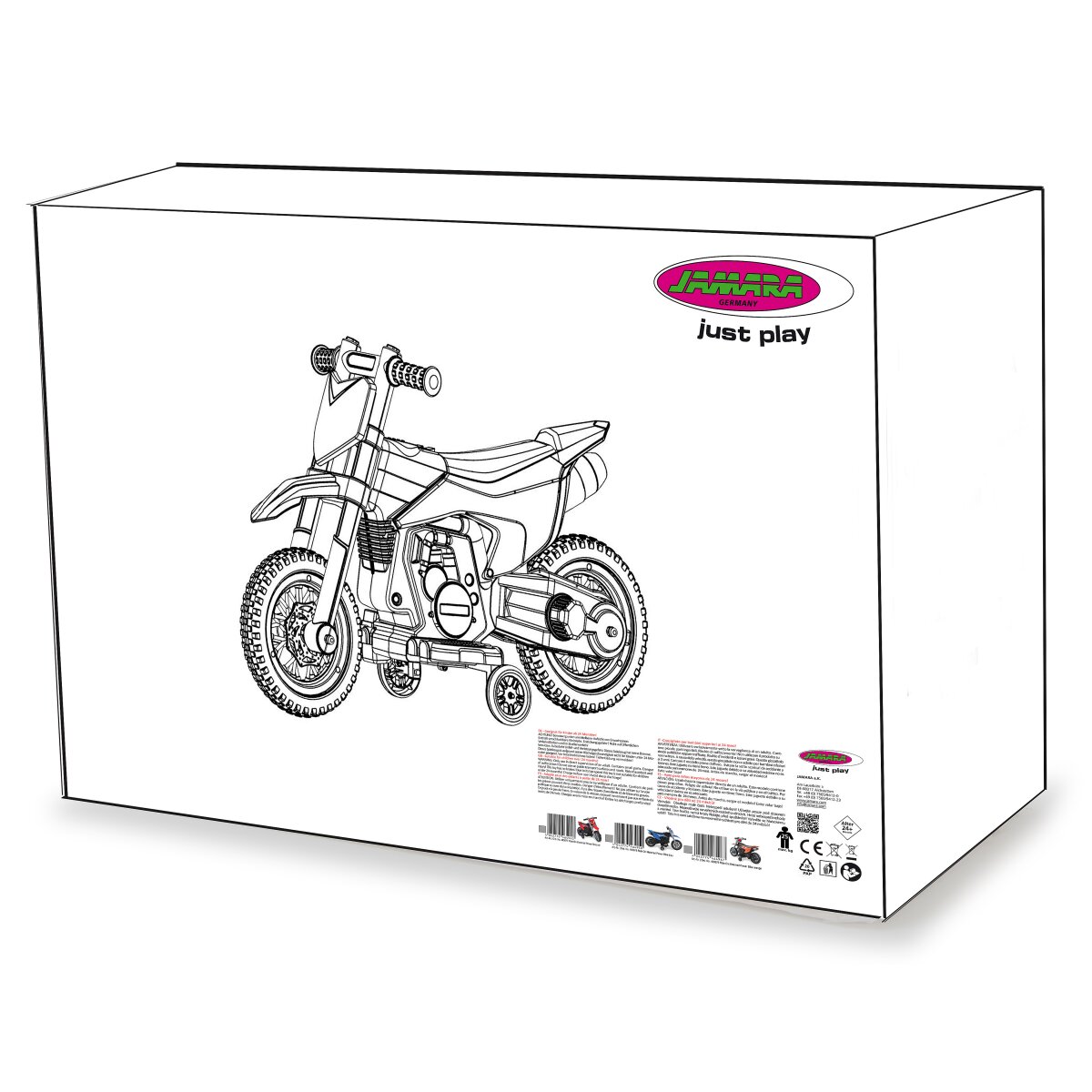 Kindermotorrad Power Bike blau