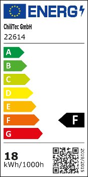 LED Licht-Panel "QCP-22R", Ø 22,5cm, 230V, 18W, 1720 Lumen,4200K /neutralweiß