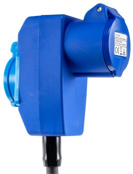 CEE Adapter auf Schutzkontakt-Stecker, 230V, H07RNF 3G2,5, 1,5m Kabel