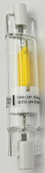 LED Strahler R7s "Glas RS78", 360°, 510lm, 78mm, 4000k / neutralweiß