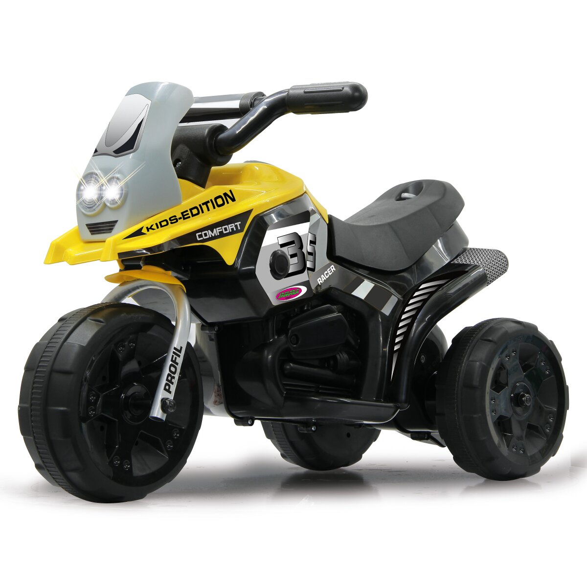 Kinderfahrzeug E-Trike Racer gelb