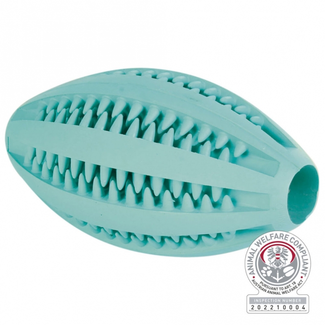 Trixie Denta Fun Rugbyball mit Minzgeschmack Trixie Denta Fun Rugbyball mit Minzgeschmack