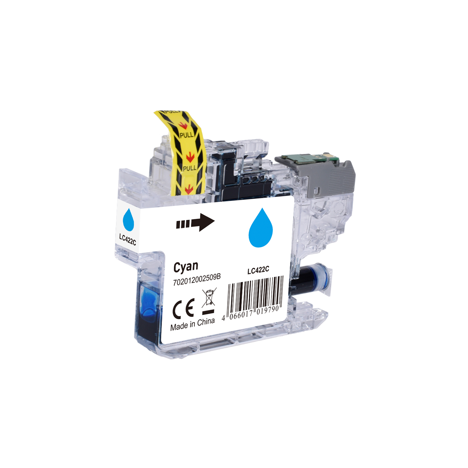 LC422C alternativ (Pigment) Tinte Cyan für Brother / LC422C / 10ml