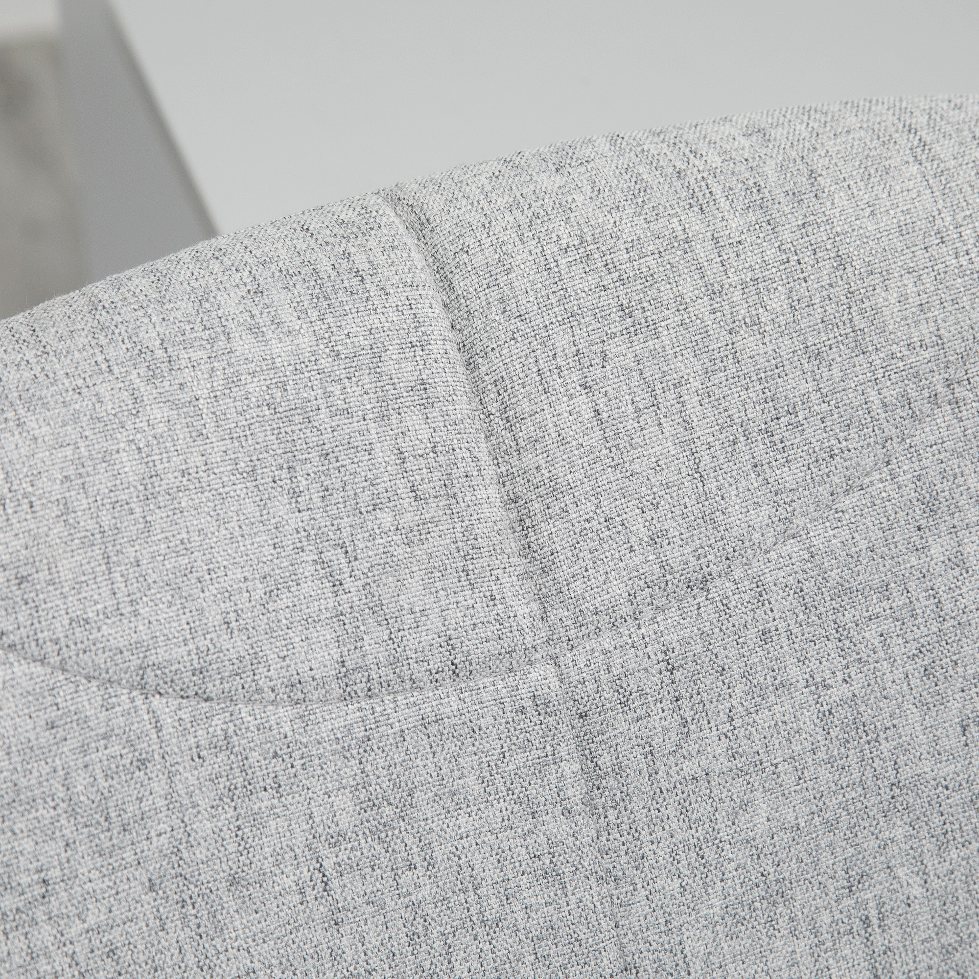 Bürostuhl, höhenverstellbar, um 360° drehbar, bis 110 kg, Metallrahmen, hellgrau, 49 x 56,5 x 73-82,5 cm