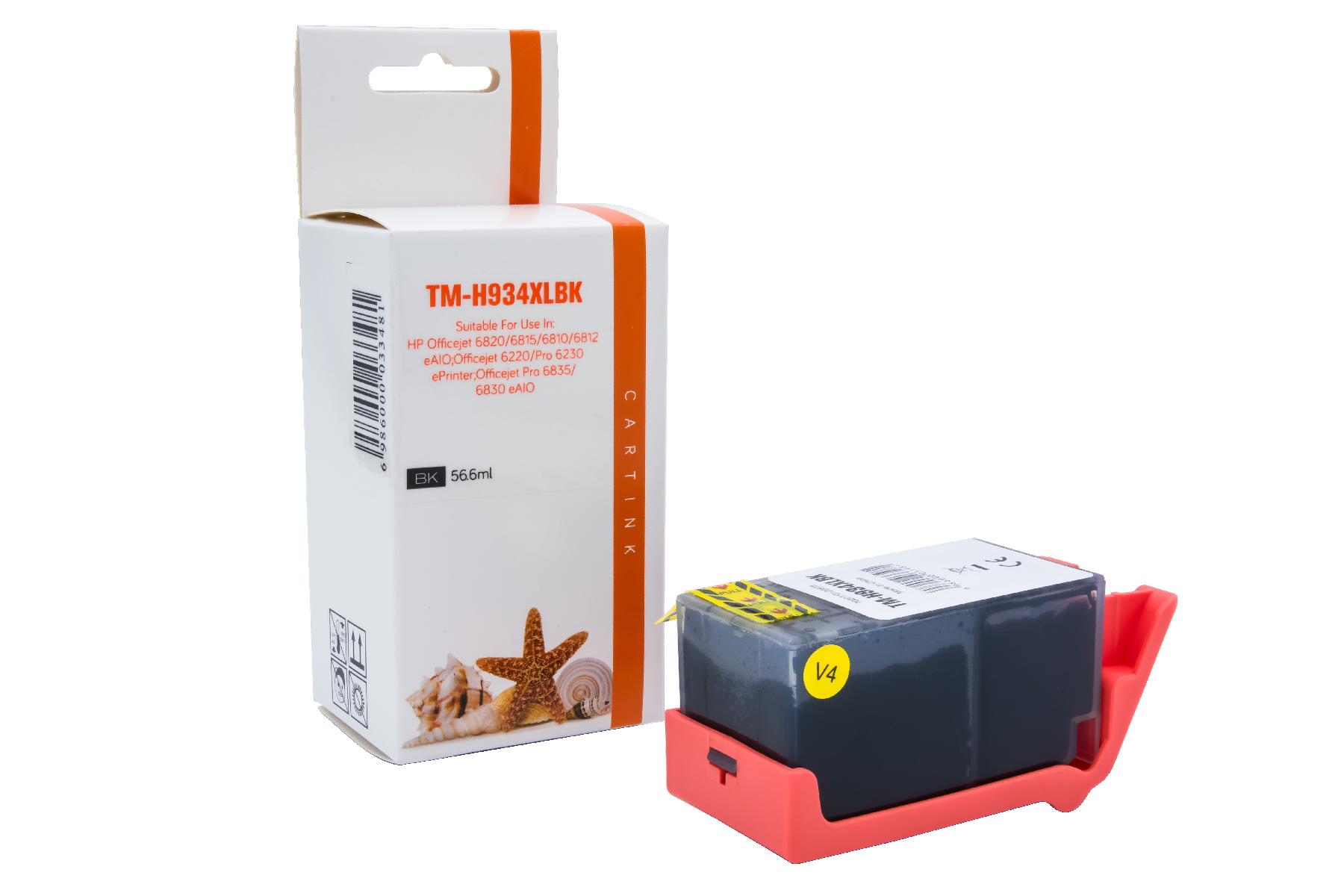 934XLschwarz Refill Tinte schwarz für HP / C2P23AE / 56,6ml