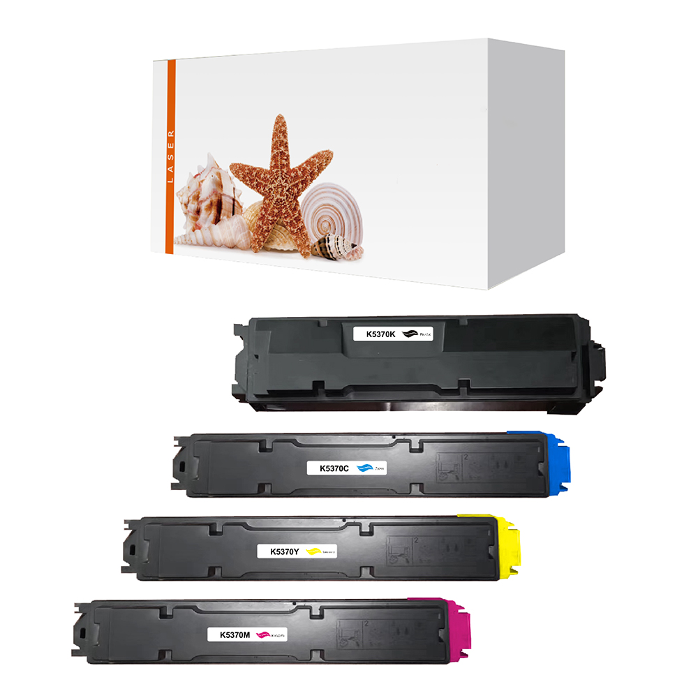 TK5370KIT alternativ Toner Rainbowkit für Kyocera / TK5370 / BK7.000 / CMY5.000 Seiten
