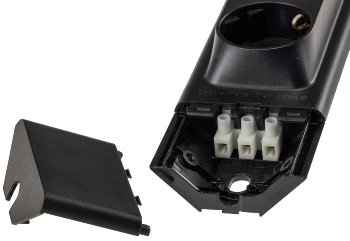 LED Unterbauleuchte "Arusha" schwarz, USB A+C PD, 60cm, Licht warmweiß