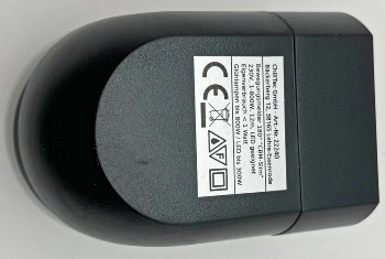 Aufputz Bewegungsmelder "CBM-Slim" 180°, LED geeignet, IP44, 1-800W, schwarz