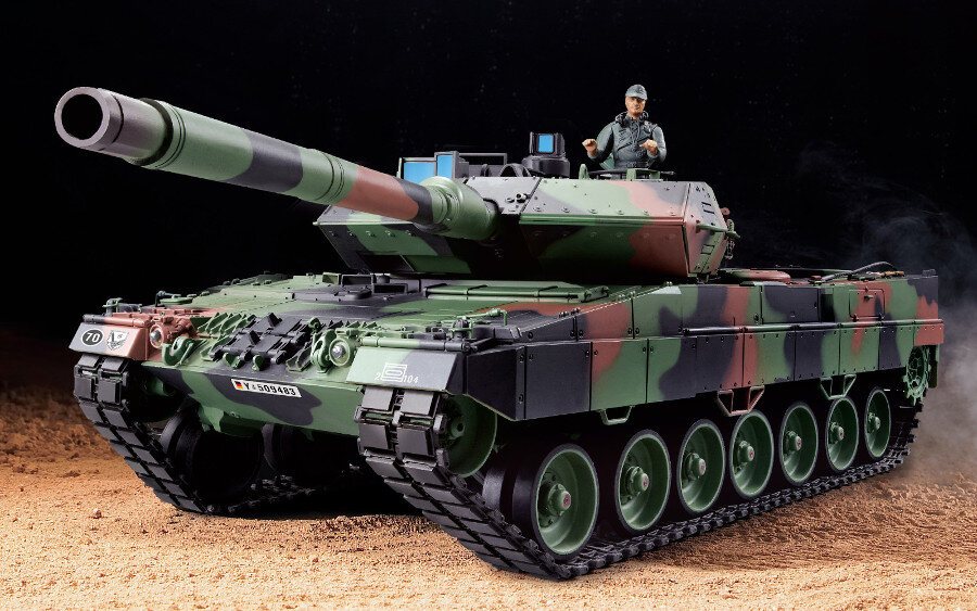 RC Panzer "Leopard 2A6"  - Metallgetriebe RR2