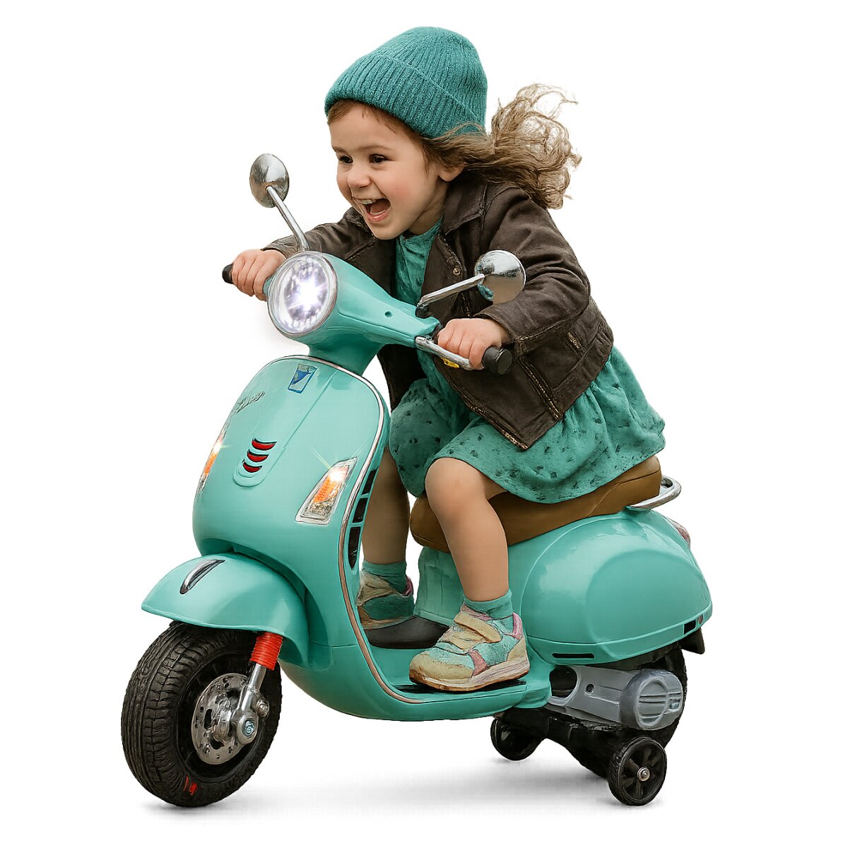 Kinderfahrzeug Vespa GTS 125 mintgrün Li-Power 12.6 Kinderfahrzeug Vespa GTS 125 mintgrün Li-Power 12.6