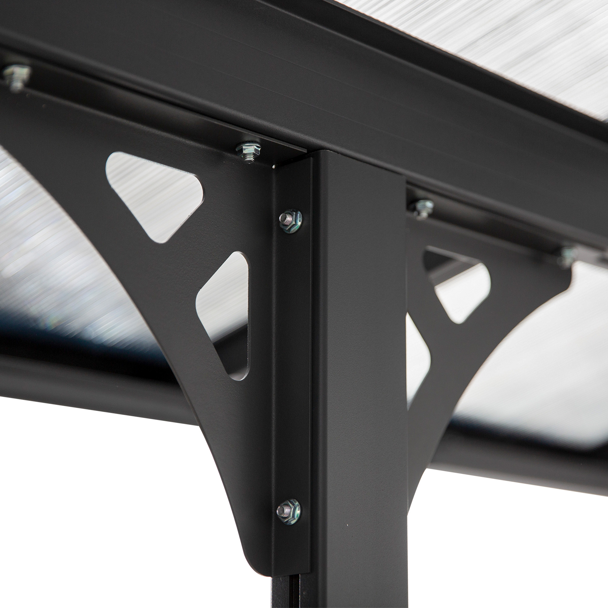 Pergola Pavillon  4.35 x 3.02 m Gartenpavillon Überdachung Zelt 231-250 cm höhenverstellbar Sonnenschutz Terrassendach Anbaupavillion Aluminium Grau