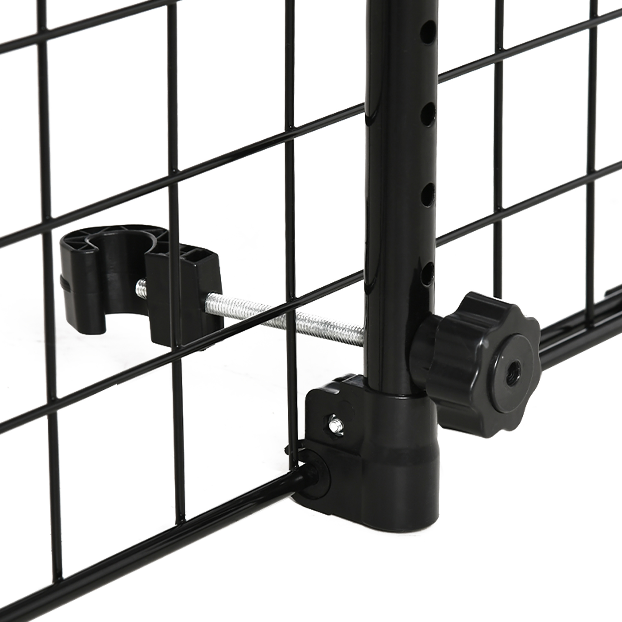 Hundegitter Auto Universal  Autoschutzgitter für Hunde mit Stufenlos Verstellbare Breite, Trenngitter für Kofferraum Hunde Autogitter Hundeschutzgitter Schutzgitter 91-152 x 30 cm