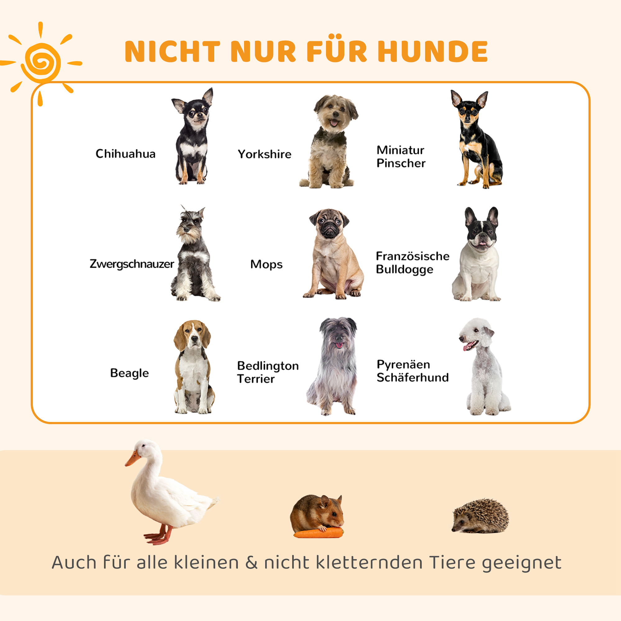 Haustierlaufstall, Spielgehege für Welpen und kleine Hunde, mit Tür, Indoor- und Outdoor-tauglich, 61 cm, Schwarz