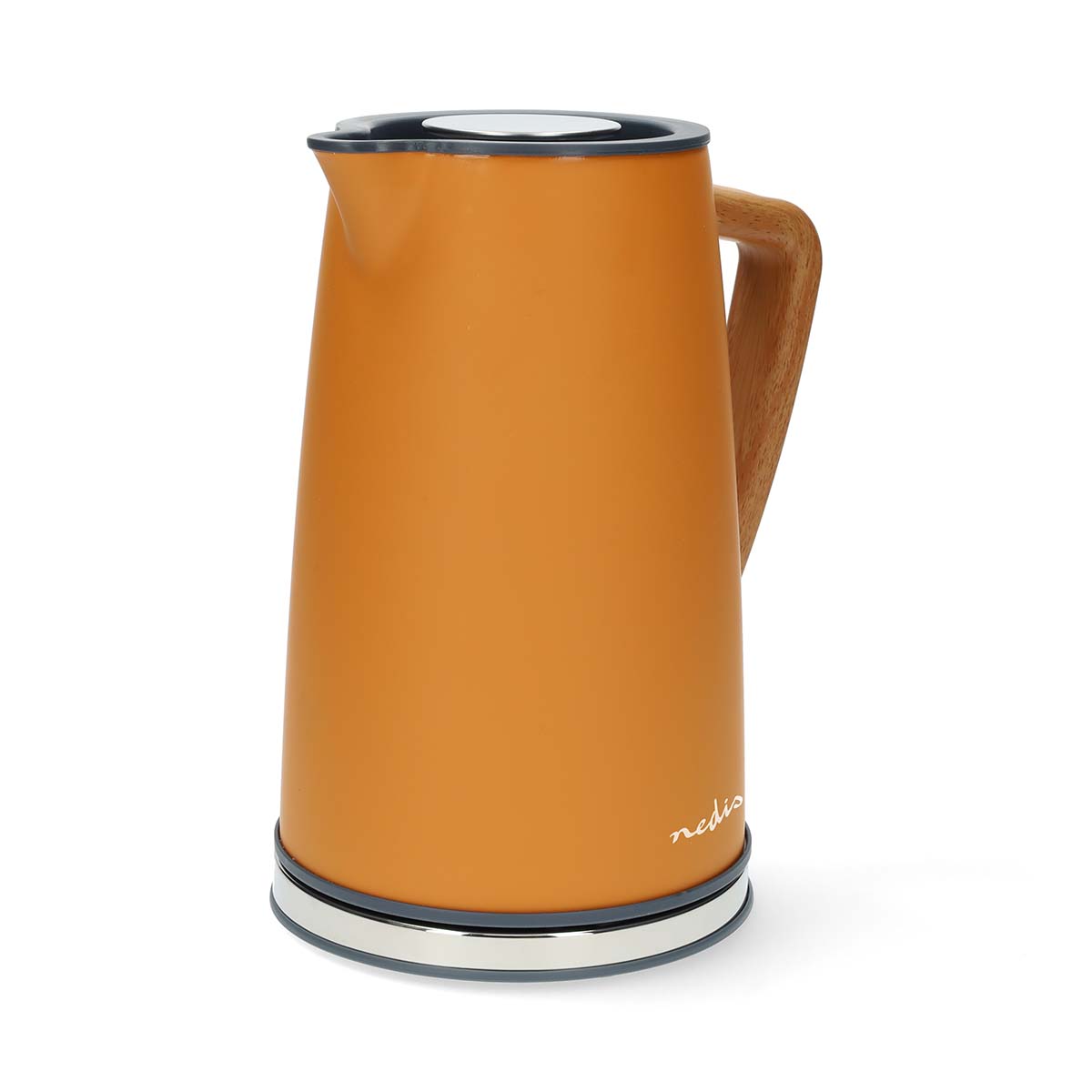 Wasserkocher | 1.7 l | Soft-Touch | Orange | Um 360 Grad drehbar | Verdecktes Heizelement | Strix Controller | Boil-dry protection