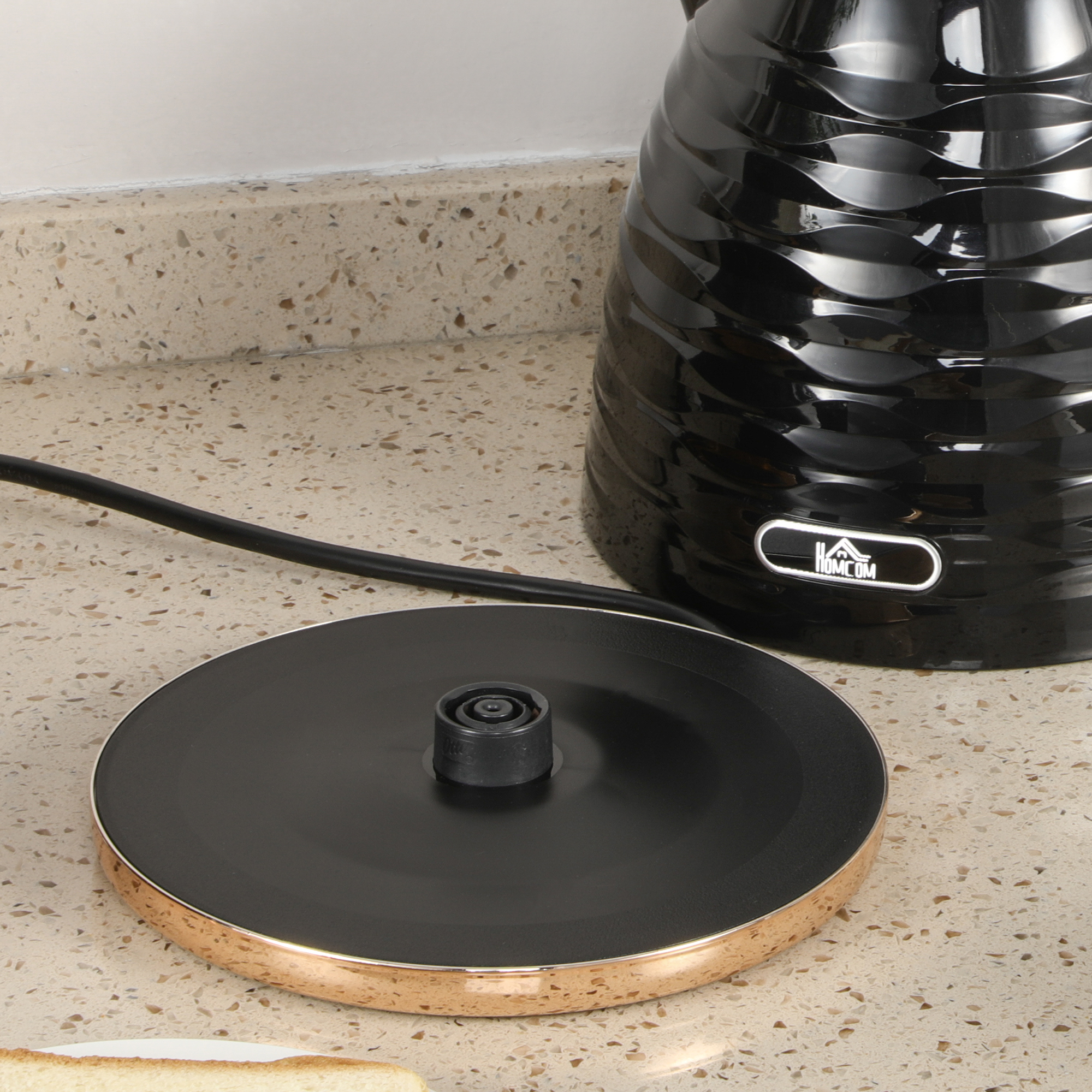 2-in-1 Toaster und Wasserkocher Set, 7 Bräunungsstufen, Auftau- und Aufwärmfunktion, Grau