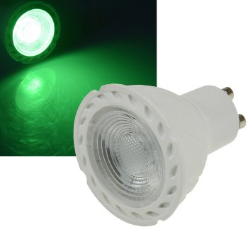 LED Strahler GU10 "LDS-50" grün, 38°, 230V/5W LED Strahler GU10 "LDS-50" grün, 38°, 230V/5W