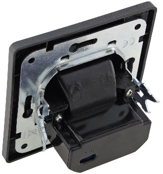 MILOS LED-Einbauleuchte "COB" Anthrazit, 80x80mm, 3000k, warmweiß, 55Lumen