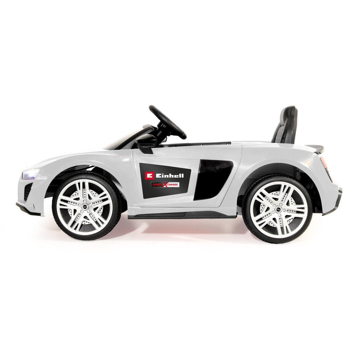 Kinderfahrzeug Audi R8 Spyder weiß 18V Einhell Power X-Change