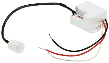 Einbau-Bewegungsmelder "CT-PIR Mini 12V", 12V DC, 1-60W, LED geeignet, weiß