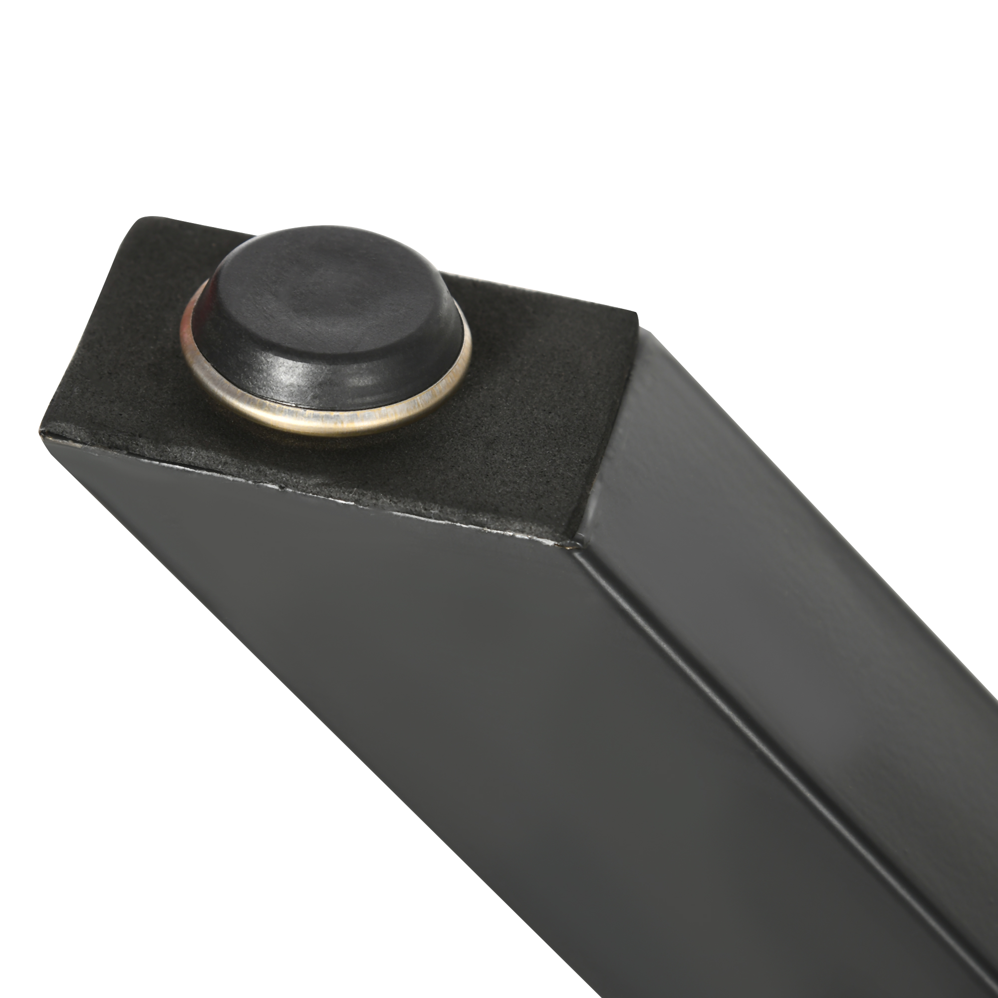 2 Stück Stahl Tischbeine Tischfüße für Esstisch Schreibtisch Couchtisch Tischgestell in X-Form Schwarz 72cm