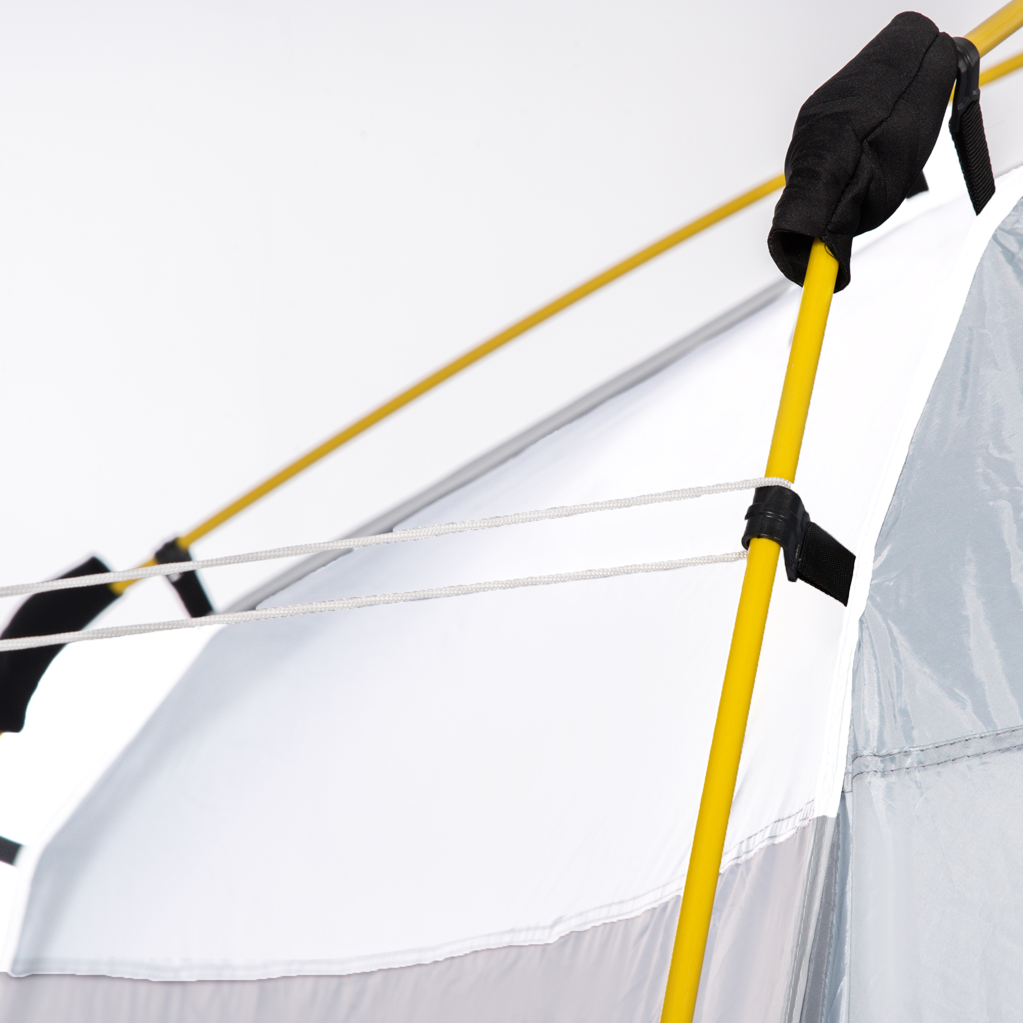 Pop Up Kuppelzelt für 4 Personen leicht, stabil wasserdicht UV 50+ mit Haken Tür Fenster, Bodenplane