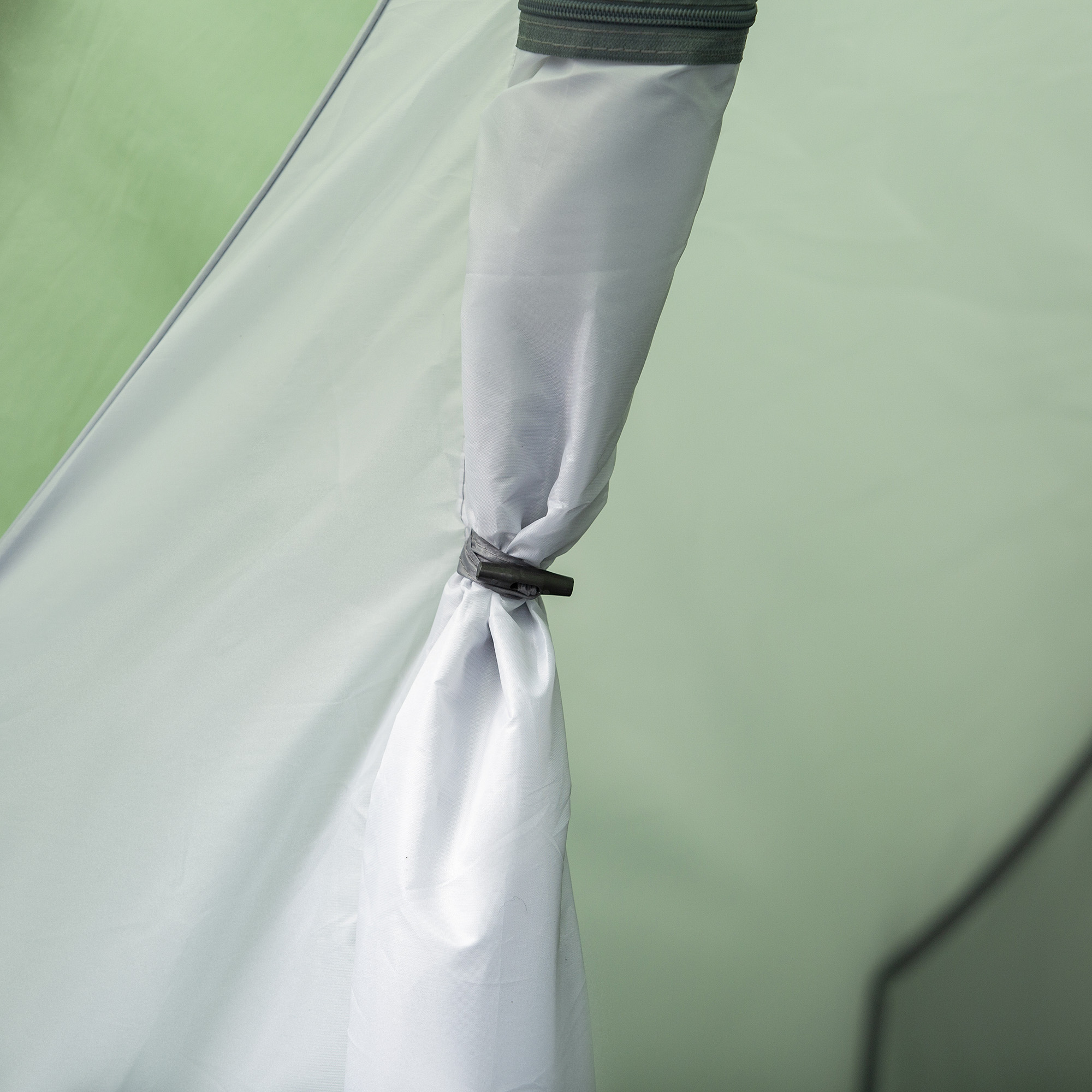 Campingzelt für 2-3 Personen stabil wasserdicht Familienzelt mit Seitentür Fenster Packtasche, Zelt mit 2000mm Wassersäule Tunnelzelt Kuppelzelt für Camping Reise Trekking Garten, Dunkelgrün